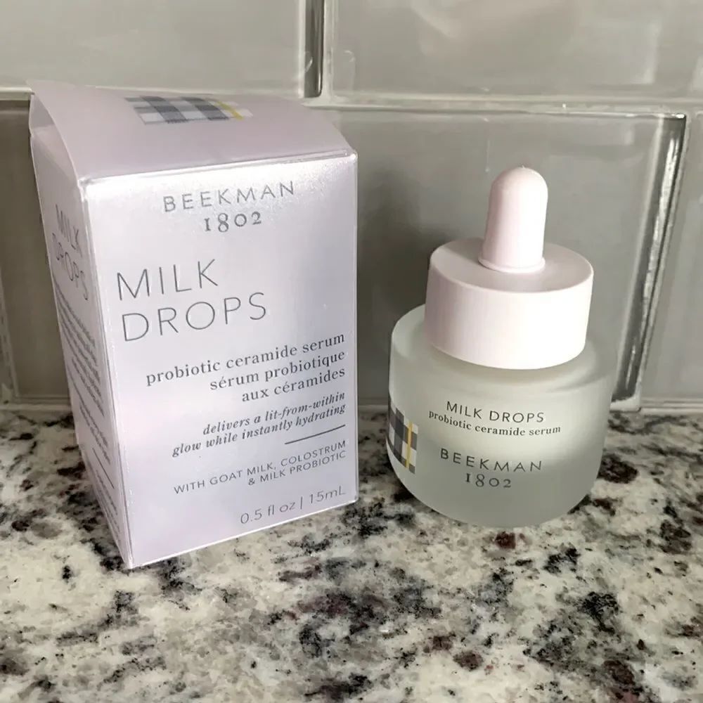 Beekman 1802 - Milk Drops Daily Probiotic Hyaluronic Acid Ceramide Serum 0.5 oz